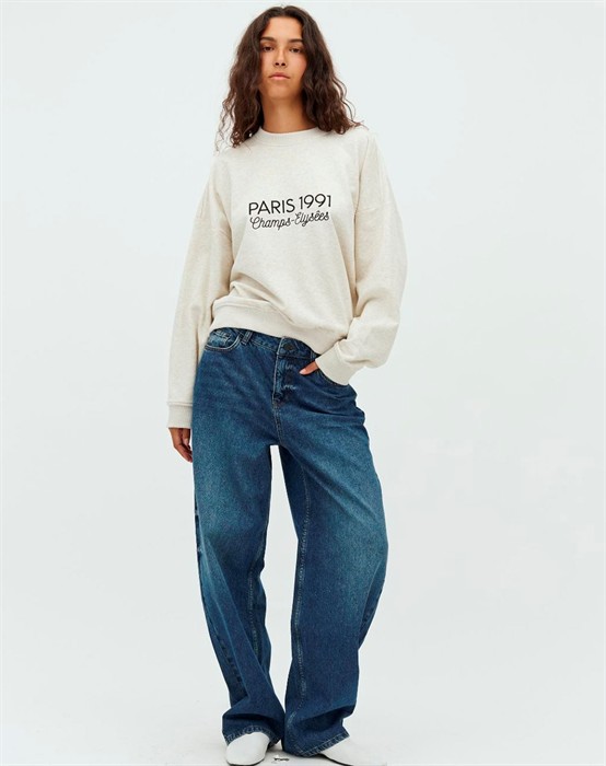 Millai-G Sweatshirt - Ecru Melange